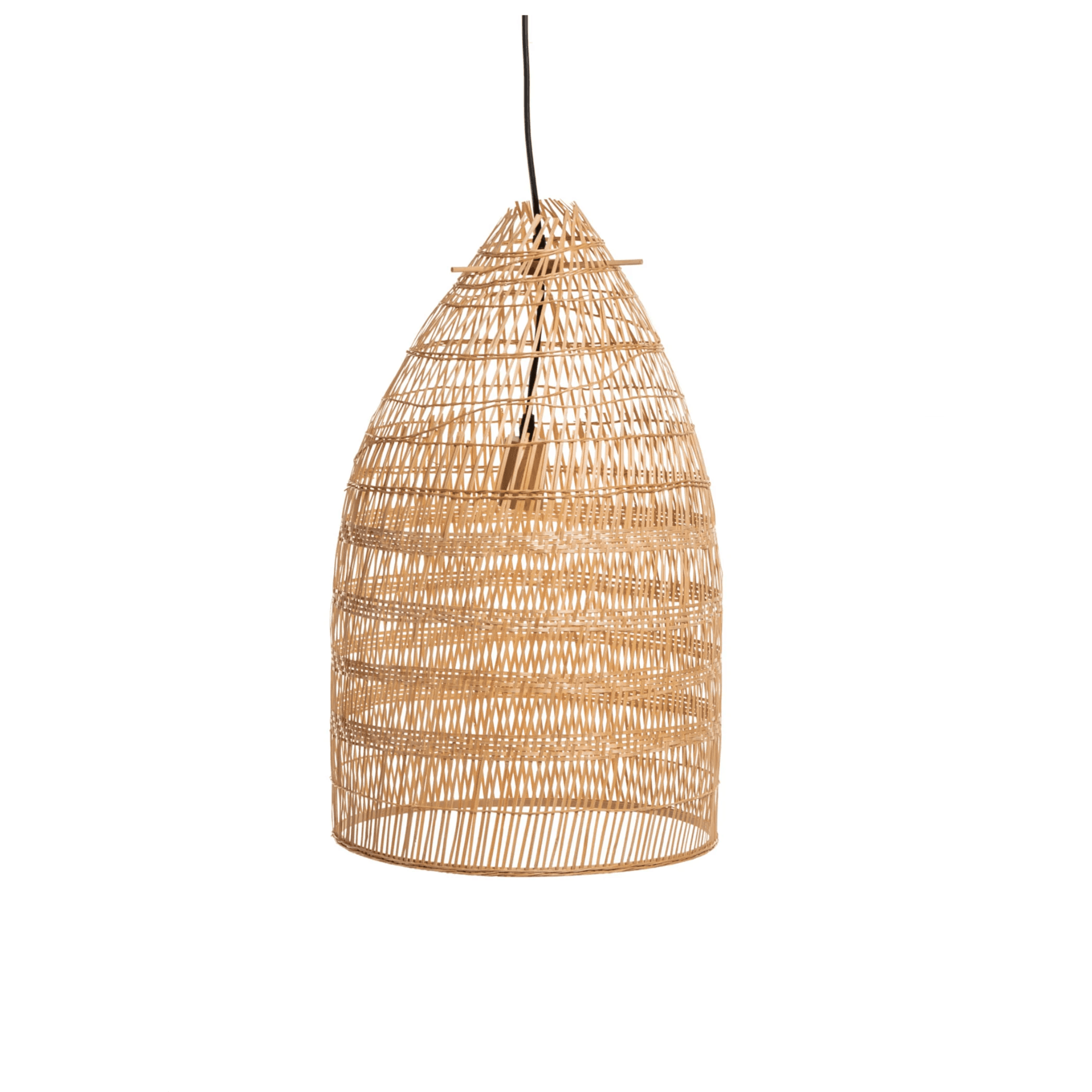 Large Bamboo Pendant Lampshade image 1