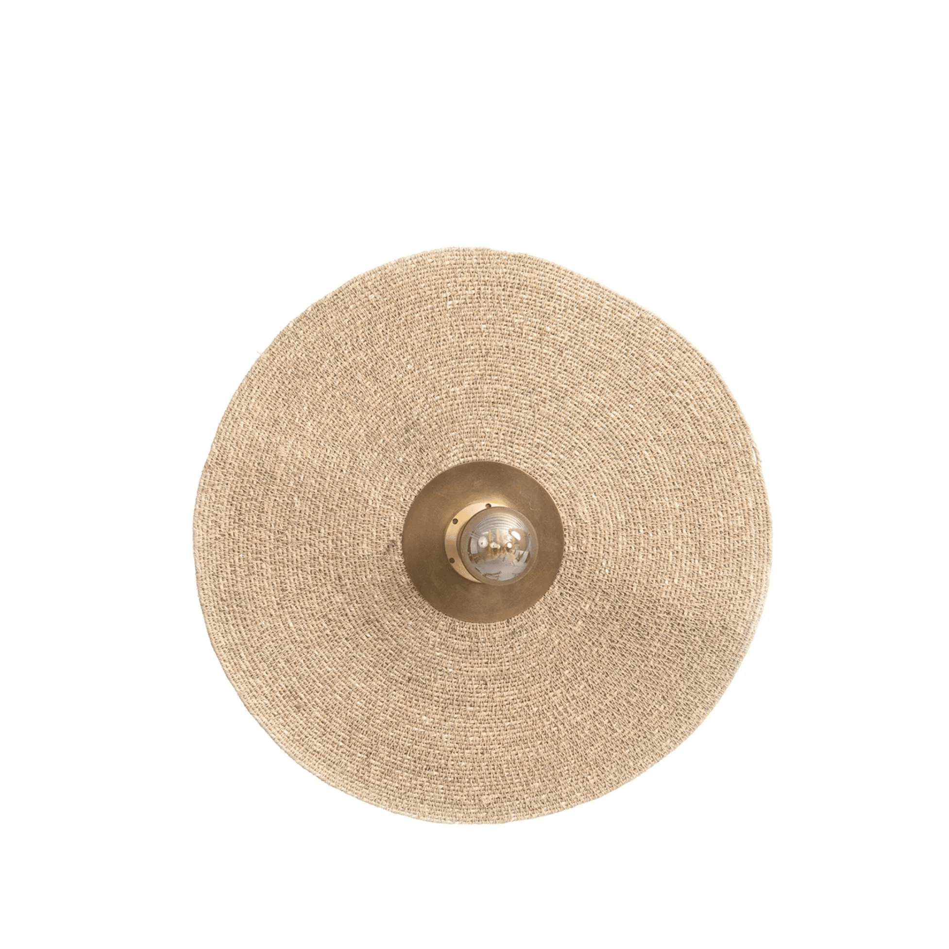 Handwoven bamboo ceiling pendant with openwork dome, sleek minimalist design for cozy interior