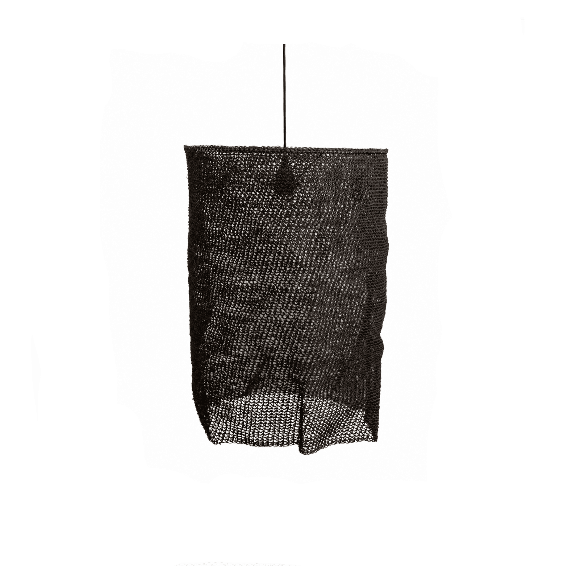 Handwoven rattan ceiling lamp in modern rustic style, perfect for cozy dining room lighting